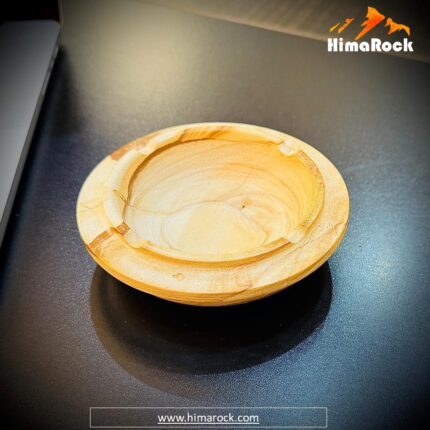 Ash Tray Burma Teak Brown