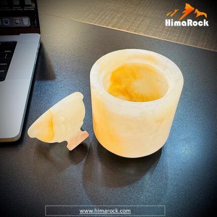 Onyx White Lid Bowl