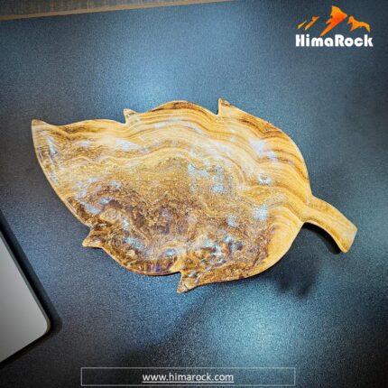 Leaf Coffe stone Tray