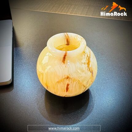 Urn Vase Onyx White