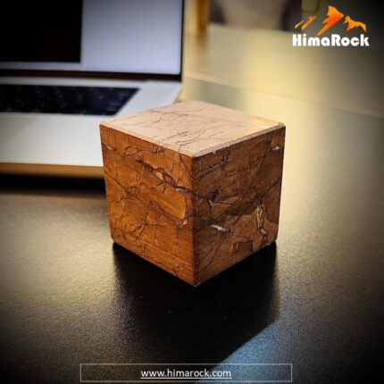 Cube stone paper weight