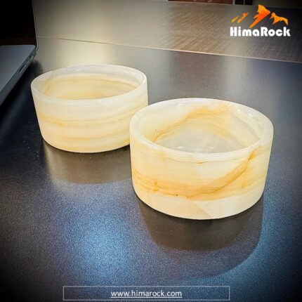 Salt Cellar Onyx White